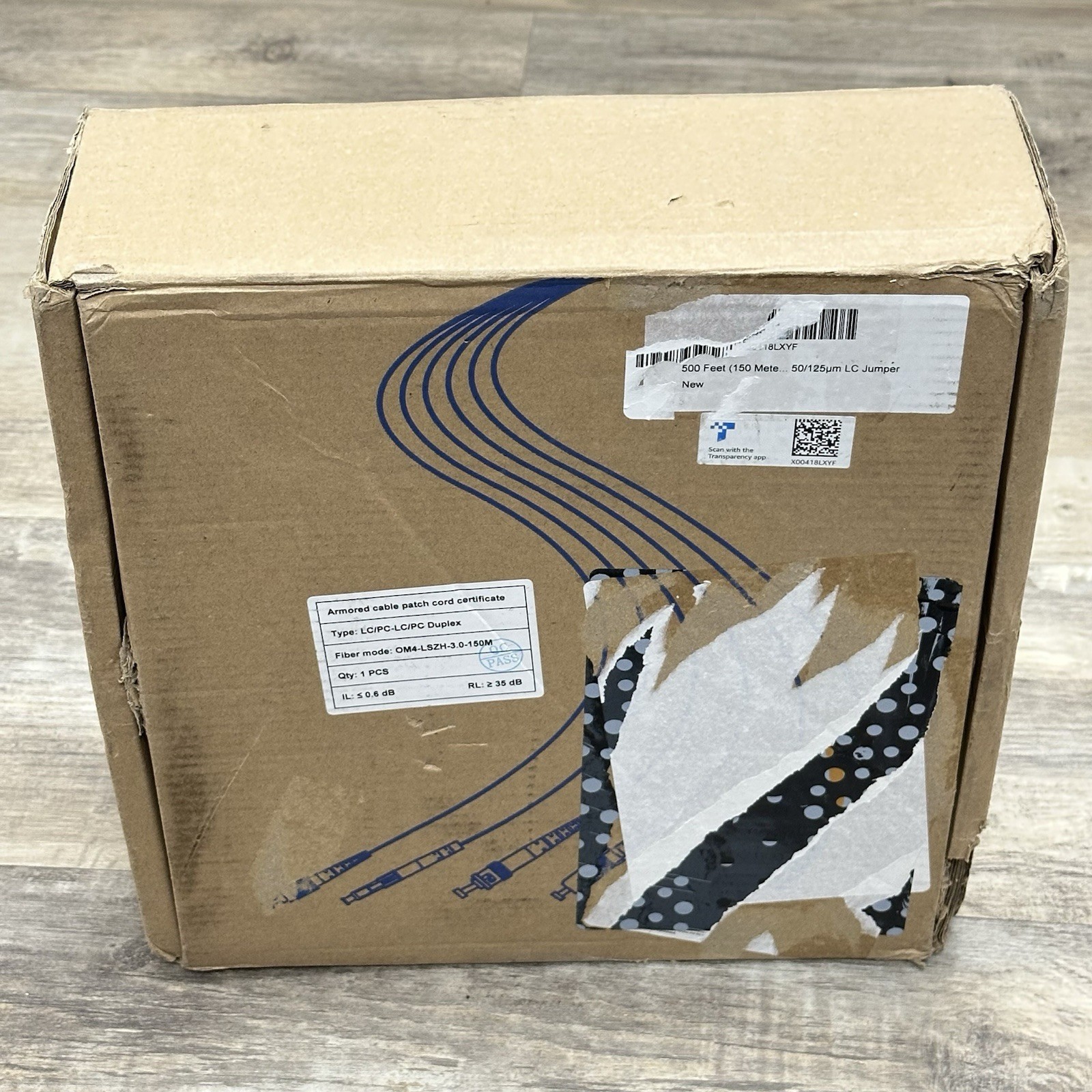 Yutianhome 150M Fiber Optic Cable LC/PC-LC/PC OM4 DX LSZH 3.0MM NEW