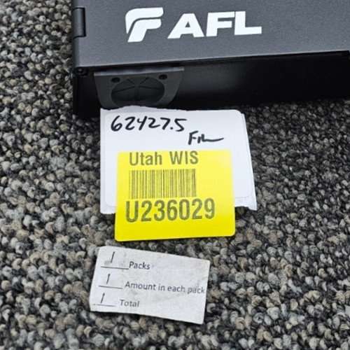 AFL WME01E Wall Mount Fiber Interconnect Enclosure, Black WME 01 EMPTY