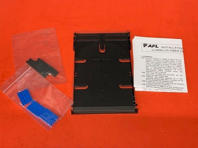 LL4808-L/R Fiber Optic Splice Tray 12ct Lot of 5