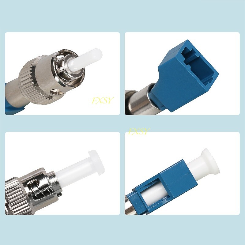 ST/UPC Male LC/UPC Female SM MM Hybrid Fiber Optical Adapter Optic Converter