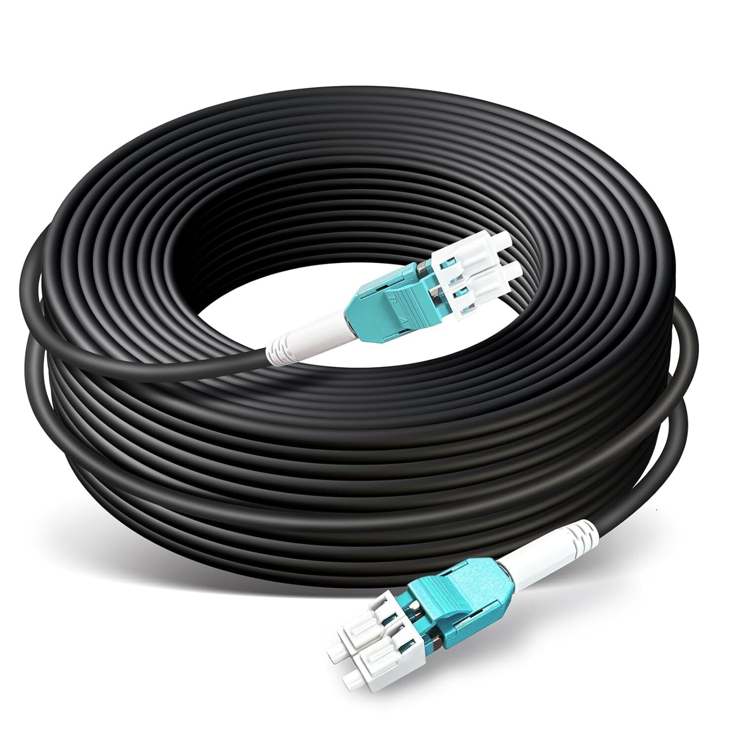 3mm Armored UV Proof Corning OM4 Clear Curve Cables with LC LC Uniboot