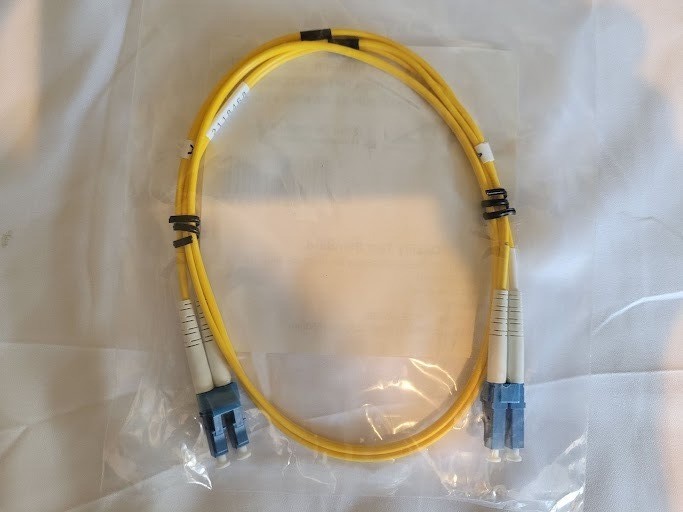 LOT OF 6 – ALLEN TEL GBLC2-D1-01 FIBER OPTIC PATCHCORD 9/125 2.0MM 1M EACH