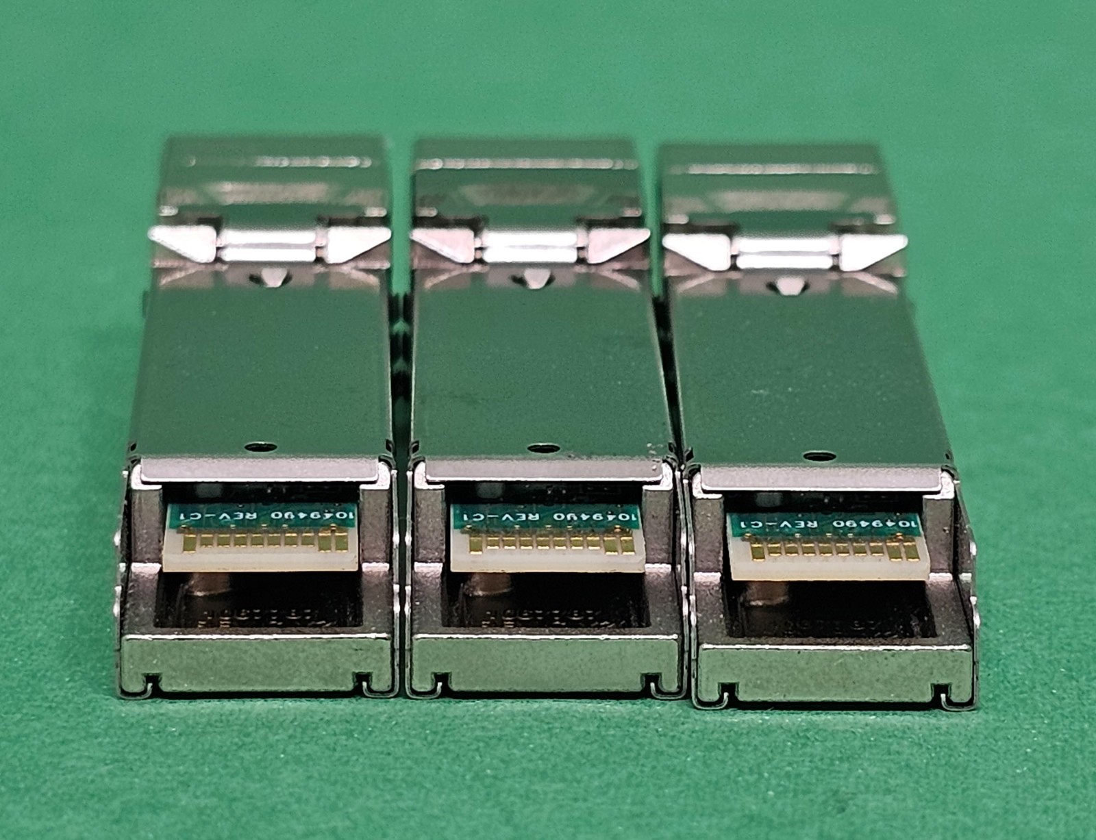 Lot of 3 Finisar FCLF8522P2BTL-N1 1000BASE-T SFP Transceiver Modules 100m RJ-45