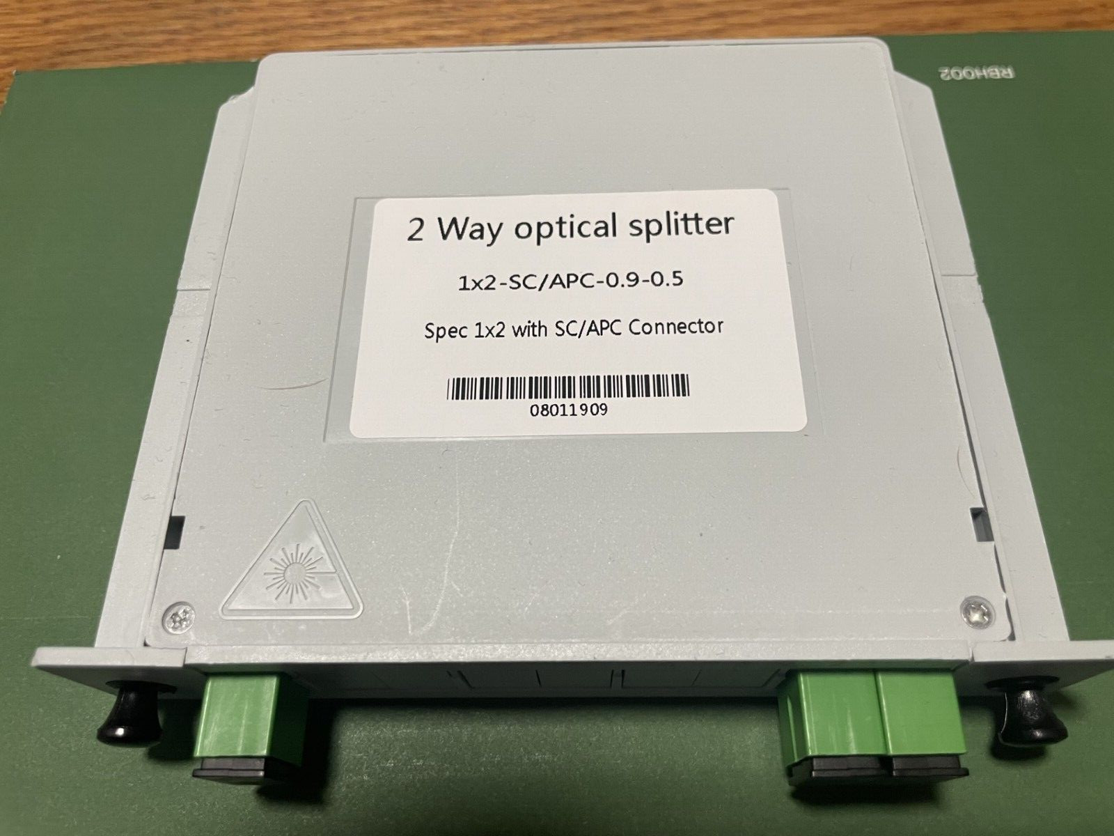 10 SPLITTER SC APC 1X2 CASSETTE FIBER OPTICAL BOX SINGLEMODE