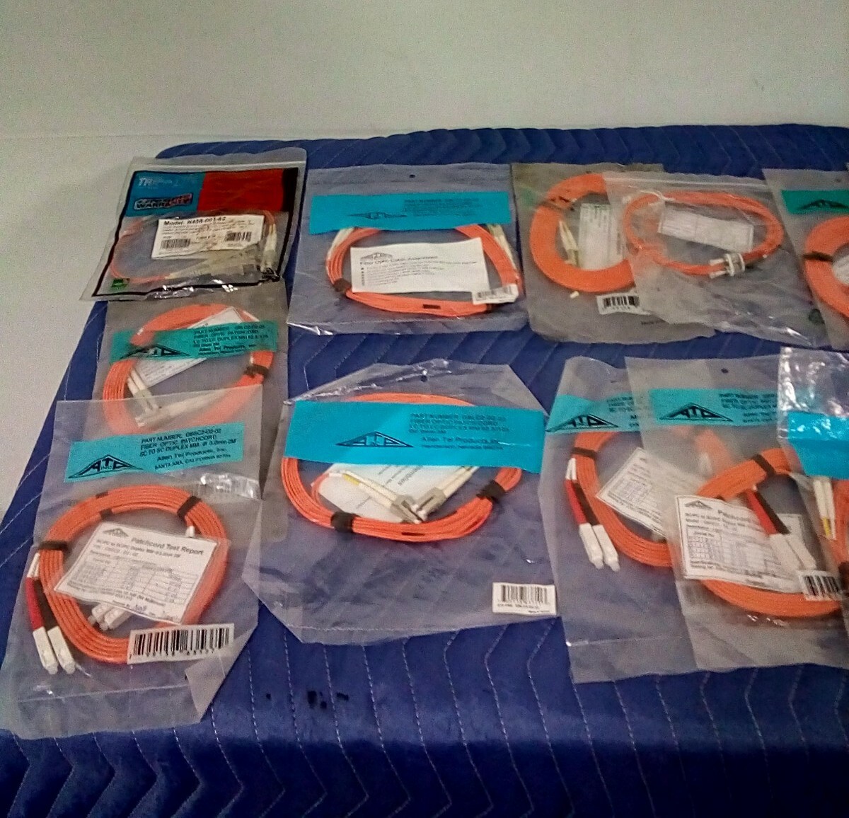 *LOT OF 20*NEW Allen Tel Various Fiber Optic Cable Assembly Patch Cord