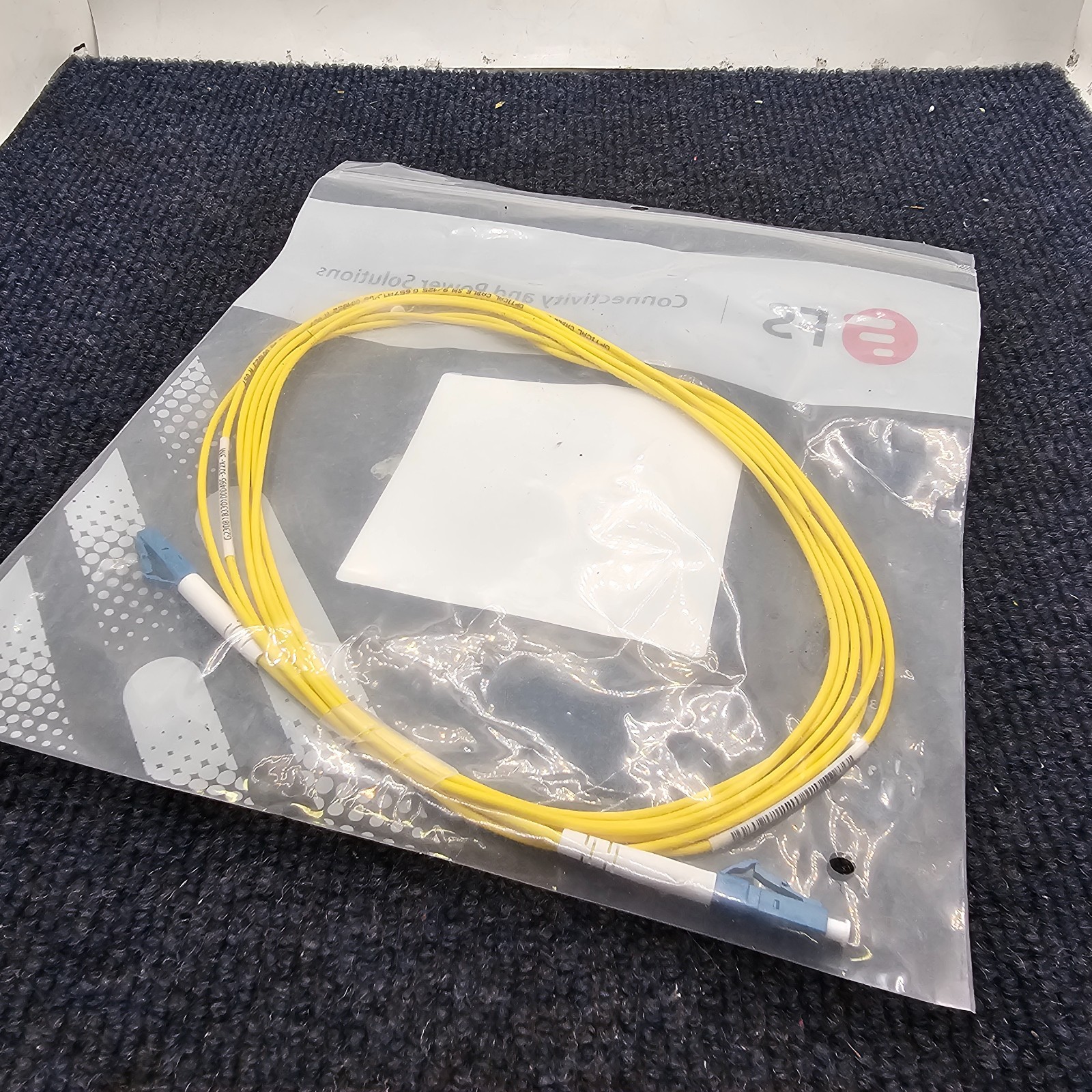 (QTY 2) FS SMLCSX: OS2 9/125 Single Mode Fiber Patch Cable 3M