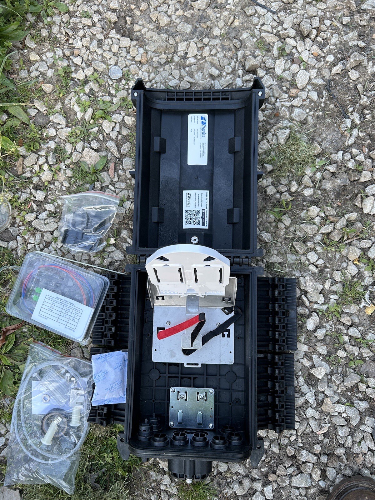 Fiber Optic Splice Enclosure 2-Port OTE Charles Case