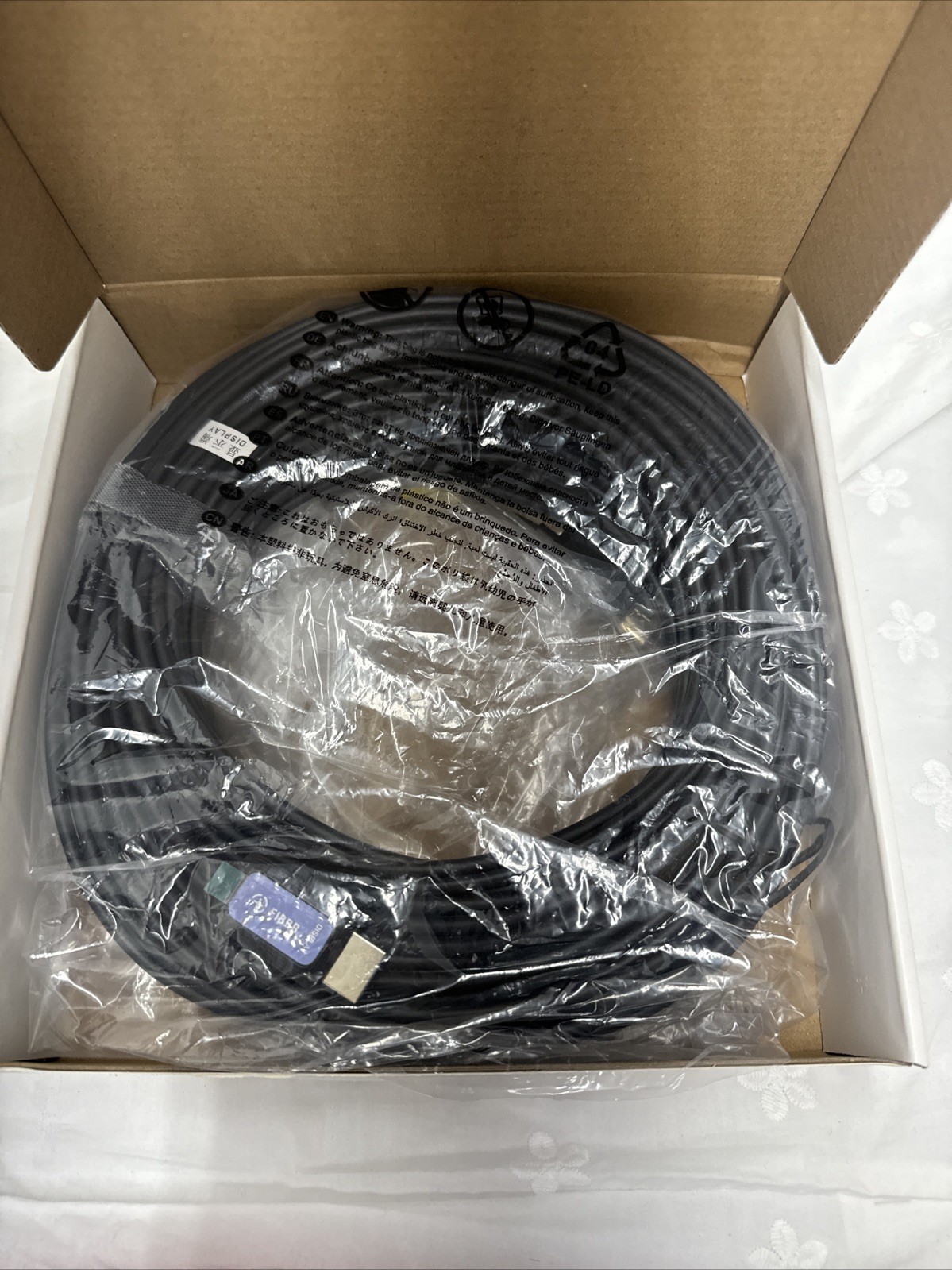 Fiber Optic 100 ft HDMI Cable 2.1 8K 48Gbps High Speed Supports 8K@60Hz 4K@120Hz