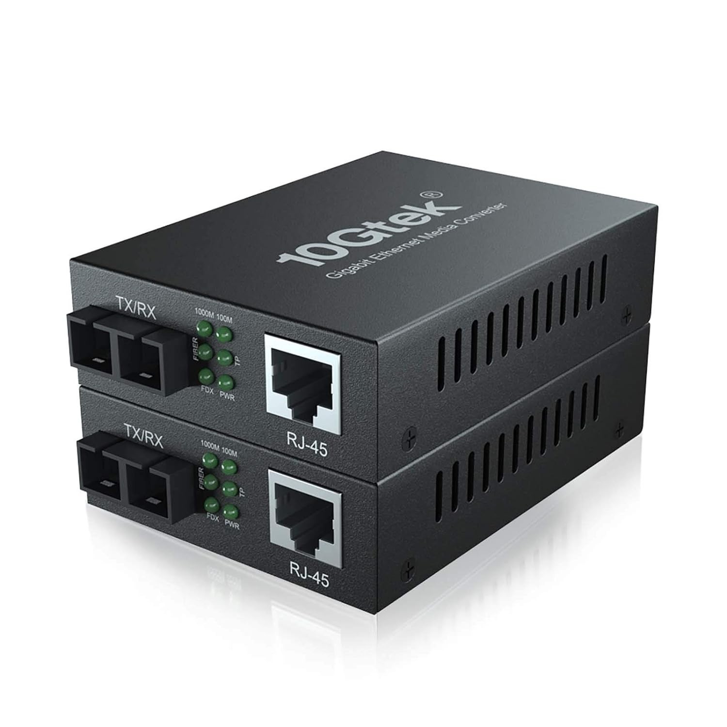 Gigabit SingleMode Fiber to Ethernet Media Converter, Dual SC Fiber, 1000Base…
