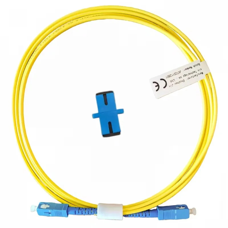 [2pcs} SC UPC to SC UPC Pathcord Jumper Simplex 2.0mm SC to SC,