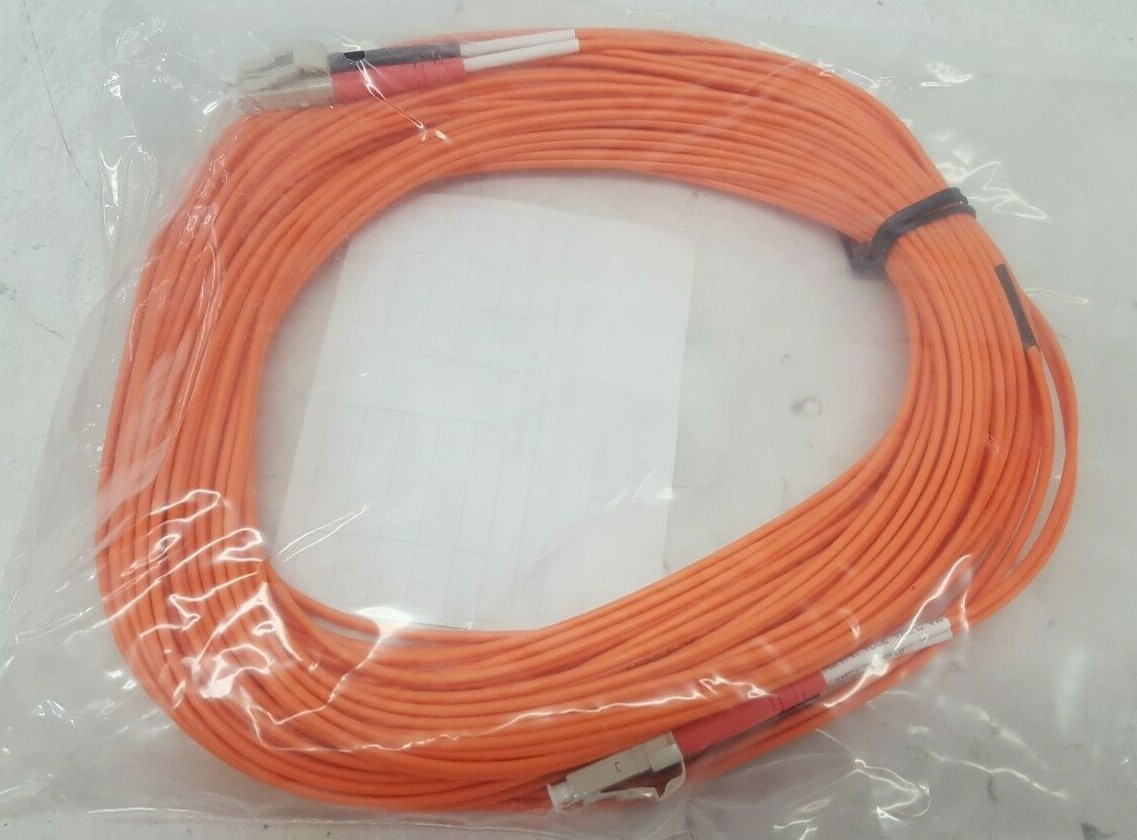 New Fiber Optical (20M-LC/LC-MD) 20M LC/LC MM DX 62.5/125 PVC OFNR