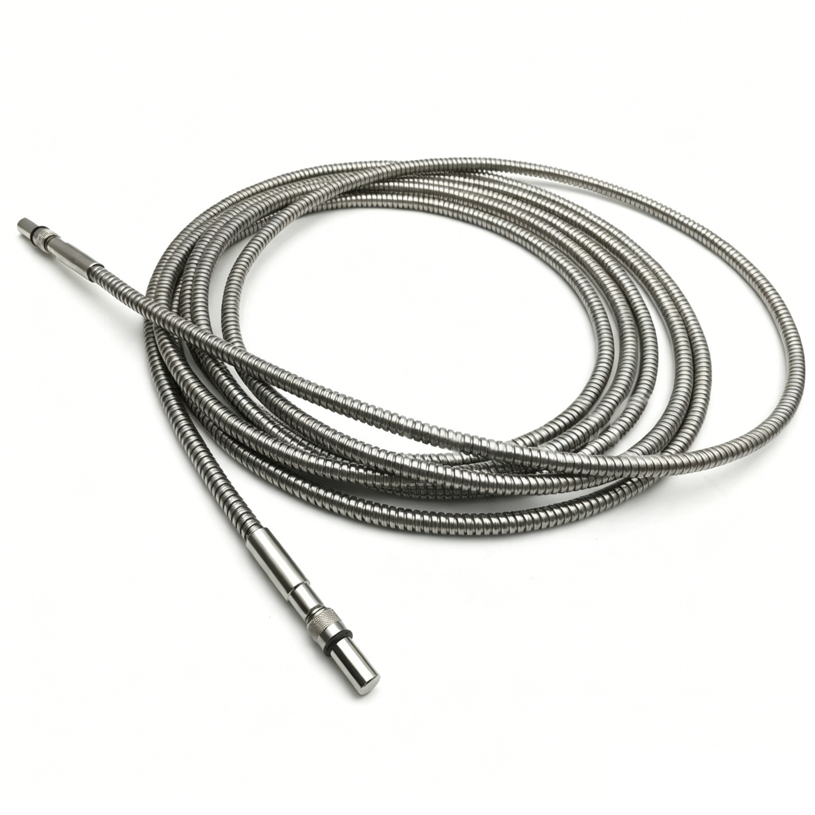 SMA905 Round-SMA UV-VIS Metal Ferrule Fiber 600um 1M Armored Fiber Optic Cable