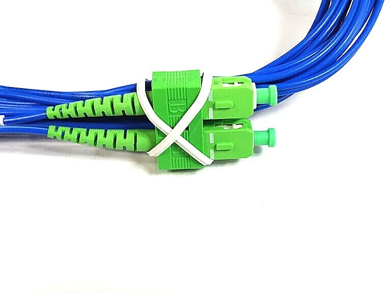 All Systems Fiber Jumper, Sm Dx 2.0mm, SC/APC-SC/APC 5m; Part #ASBJE2R2S77005M