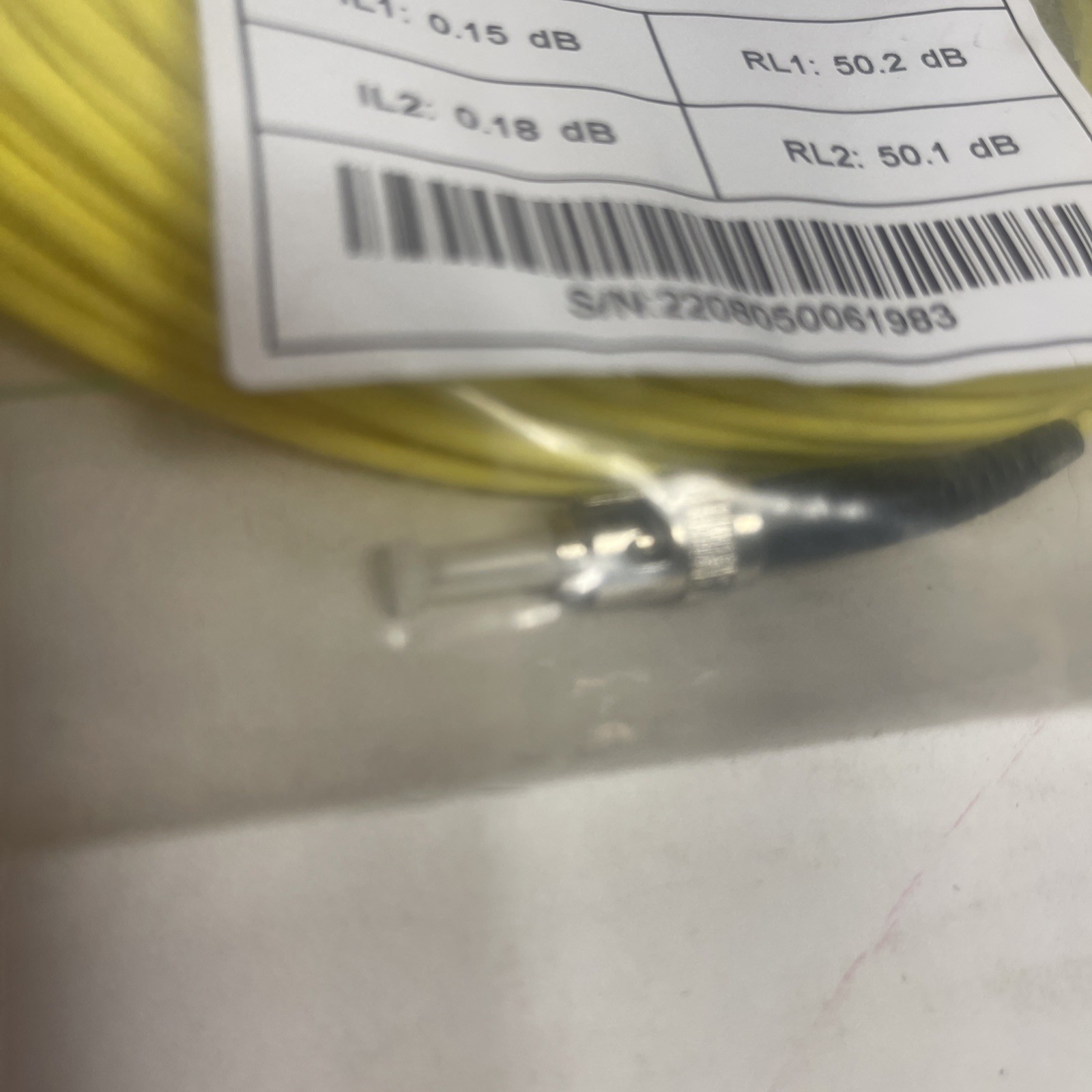 Fibergaga 2.mm Fiber Optic Patch Cable Simplex 30m / 98ft (11c