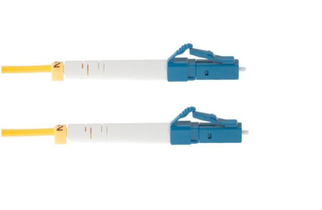 LC UPC to LC UPC Duplex S2 Single Mode PVC (OFNR) Fiber Optic Patch Cable 2mm