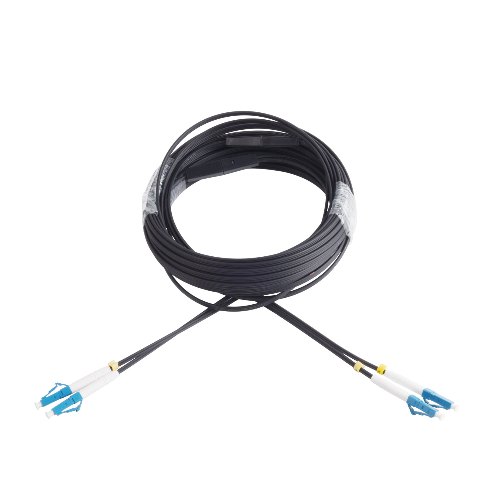 Fiber Optic Extension Wire UPC 2 LC to 2 LC Single-mode 2-core Outdoor 80M-300M