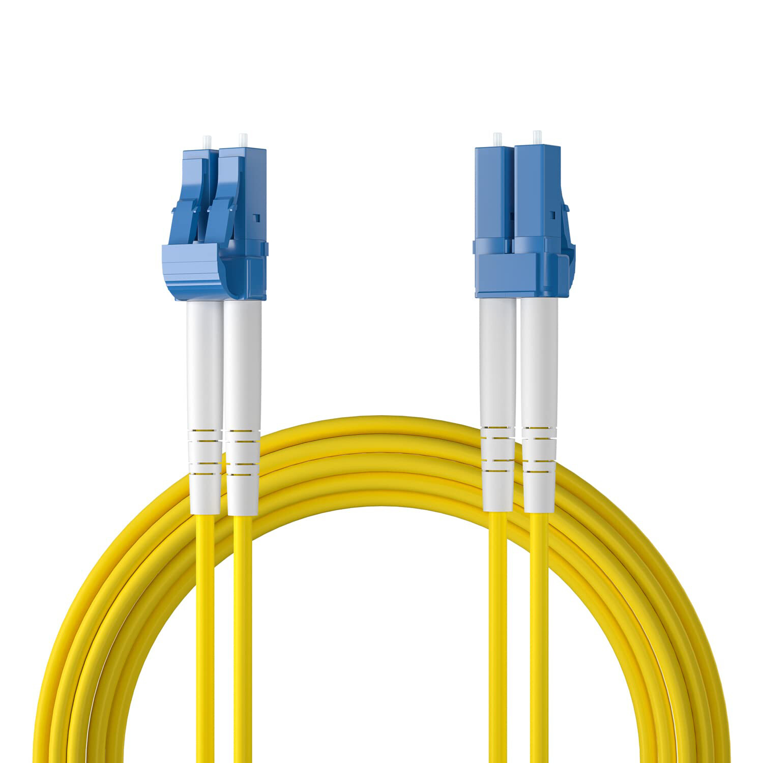 OM3 OM4 OM5 OS2 LC to LC Fiber Optic Patch Cable, Duplex LC MMF SMF Cable 1-40m