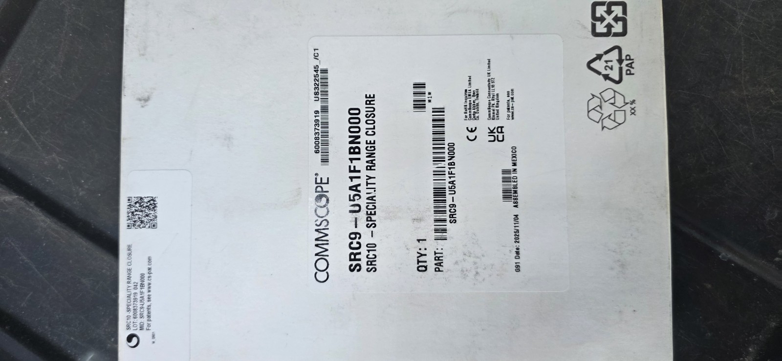 Commscope Fiber Specialty Range Enclosure