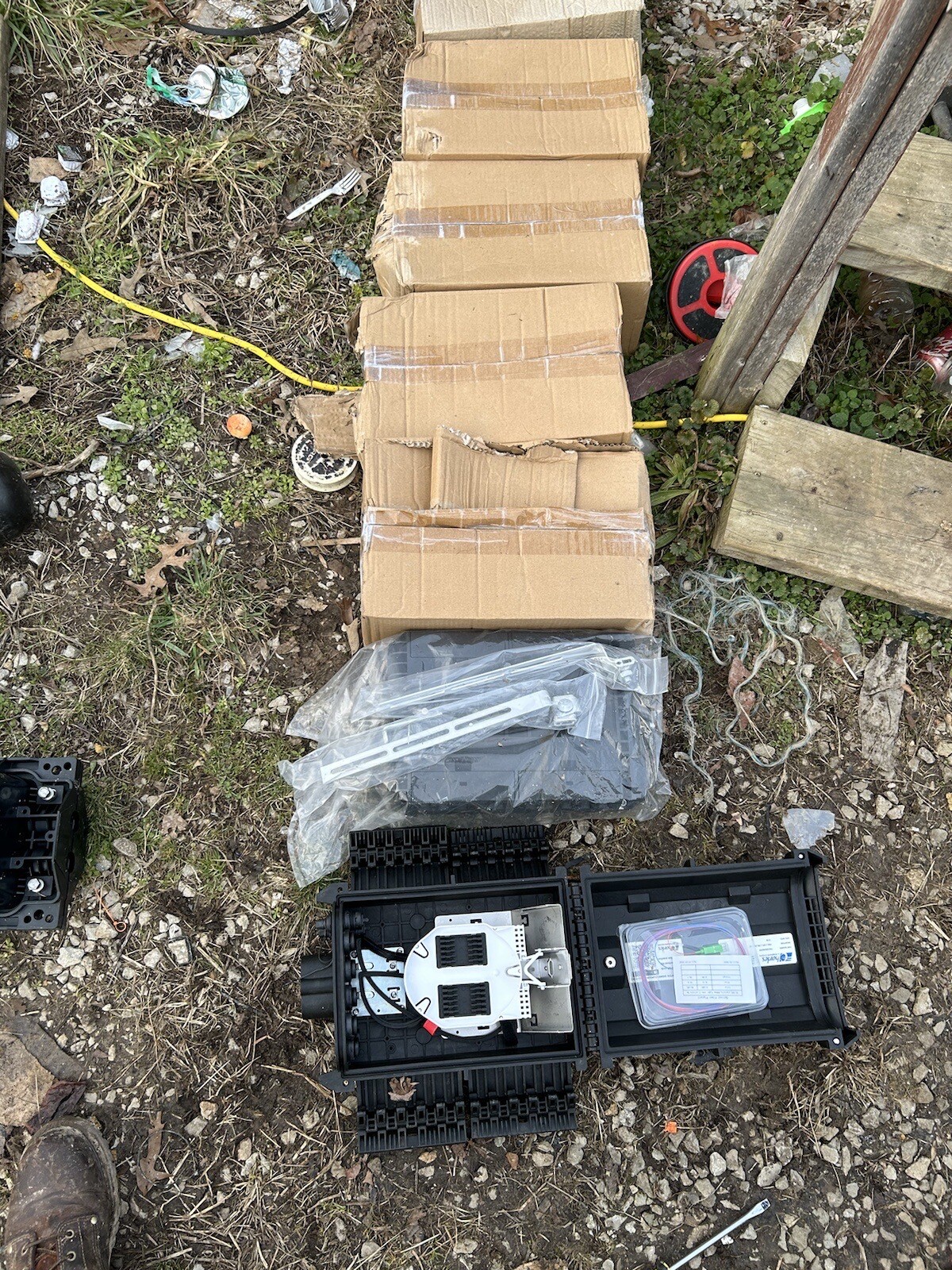 Fiber Optic Splice Enclosure 2-Port OTE Charles Case