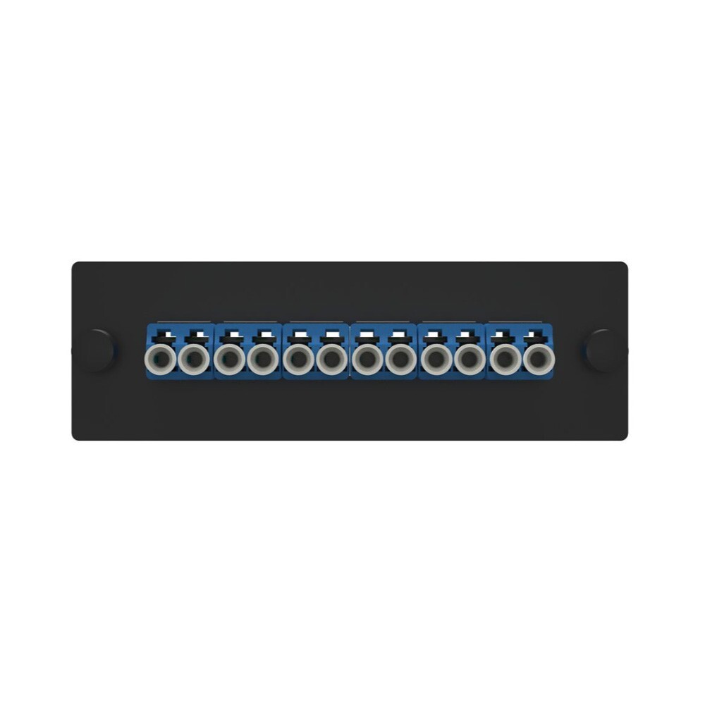 Panduit FAP12WBULCZ 12 Fiber LC Simplex Front Loading Fiber Optic Adapter Panel