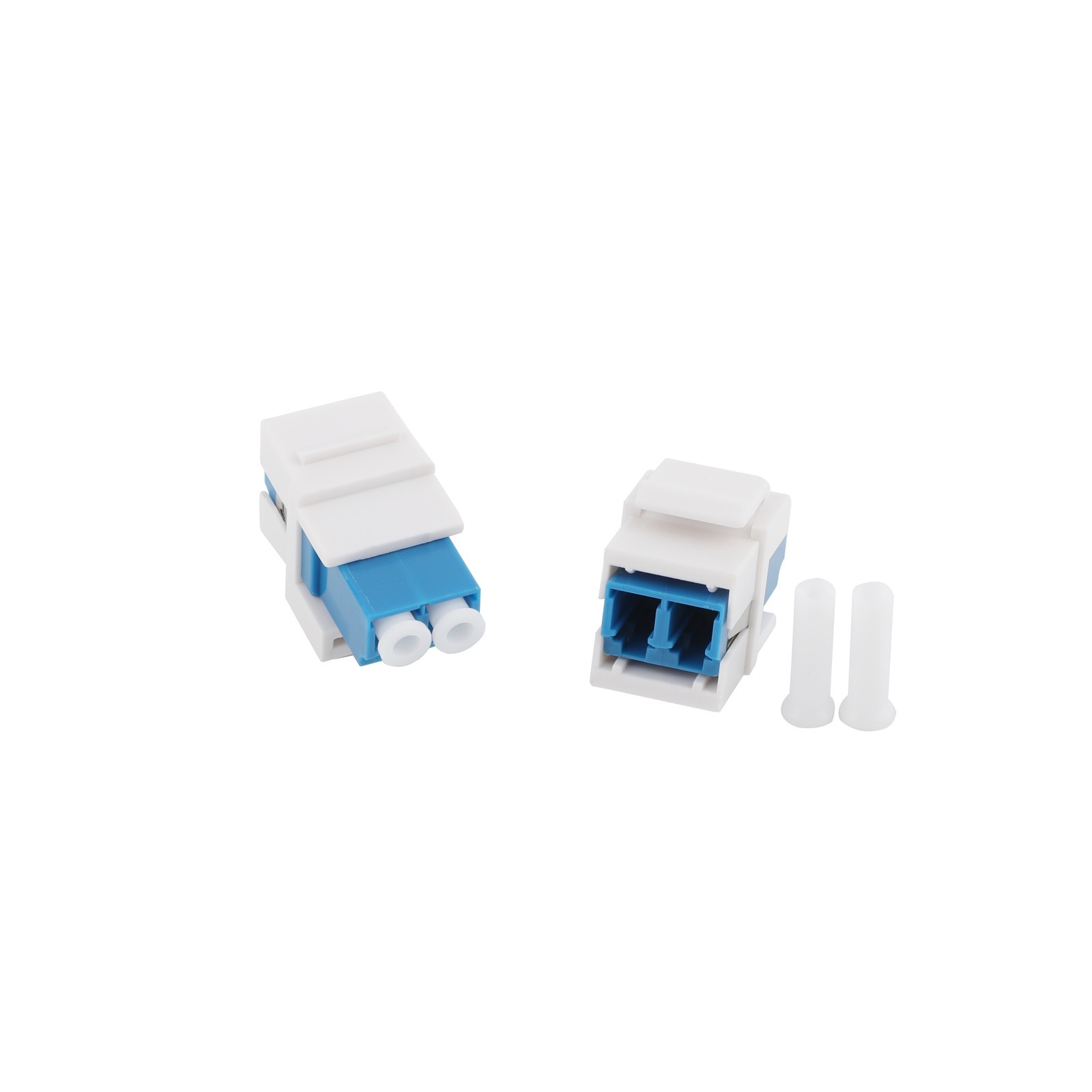2/5/10Pcs Keystone Jack Fiber Optical Insert Coupler Single-mode/Multimode