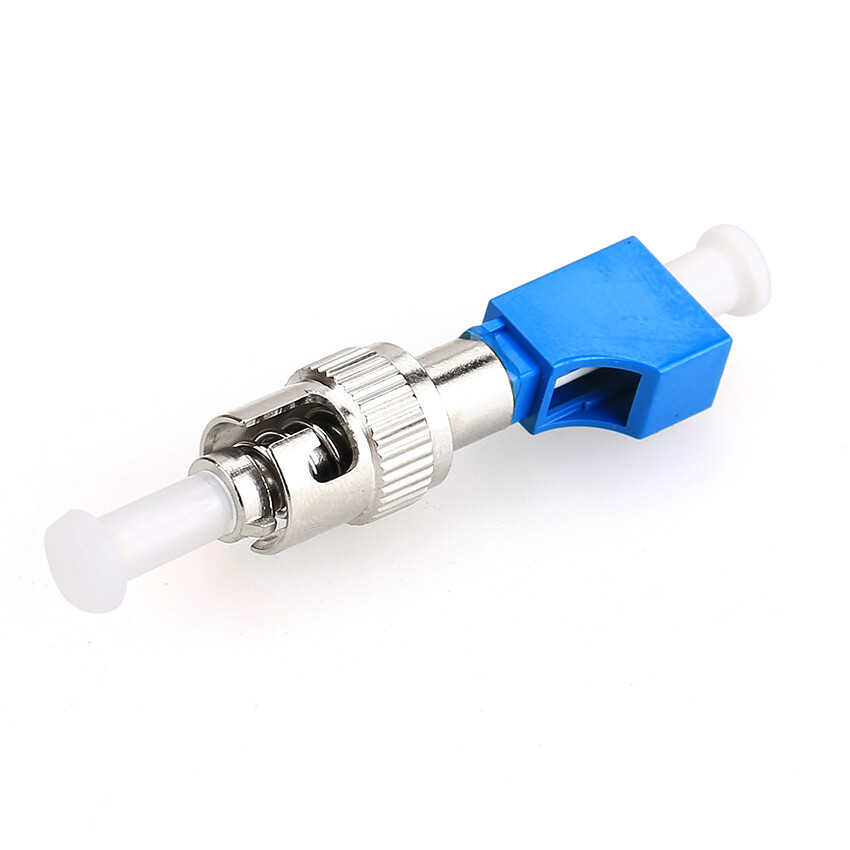ST/UPC Male to LC/UPC Female SM Adapter Fiber Optical Coupler Flange Converter