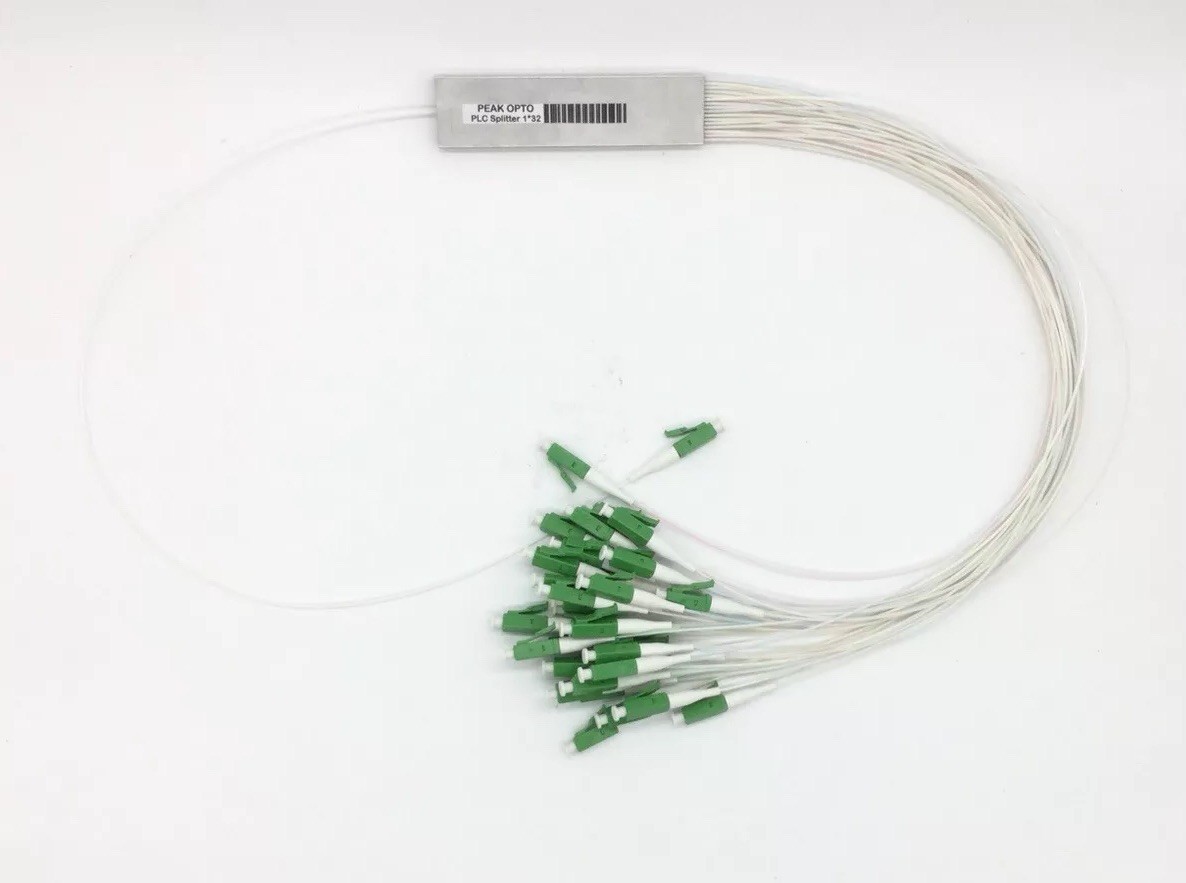 1×32 PLC Optical splitter, mini pipe-type optical splitter LC/APC, LC-APC