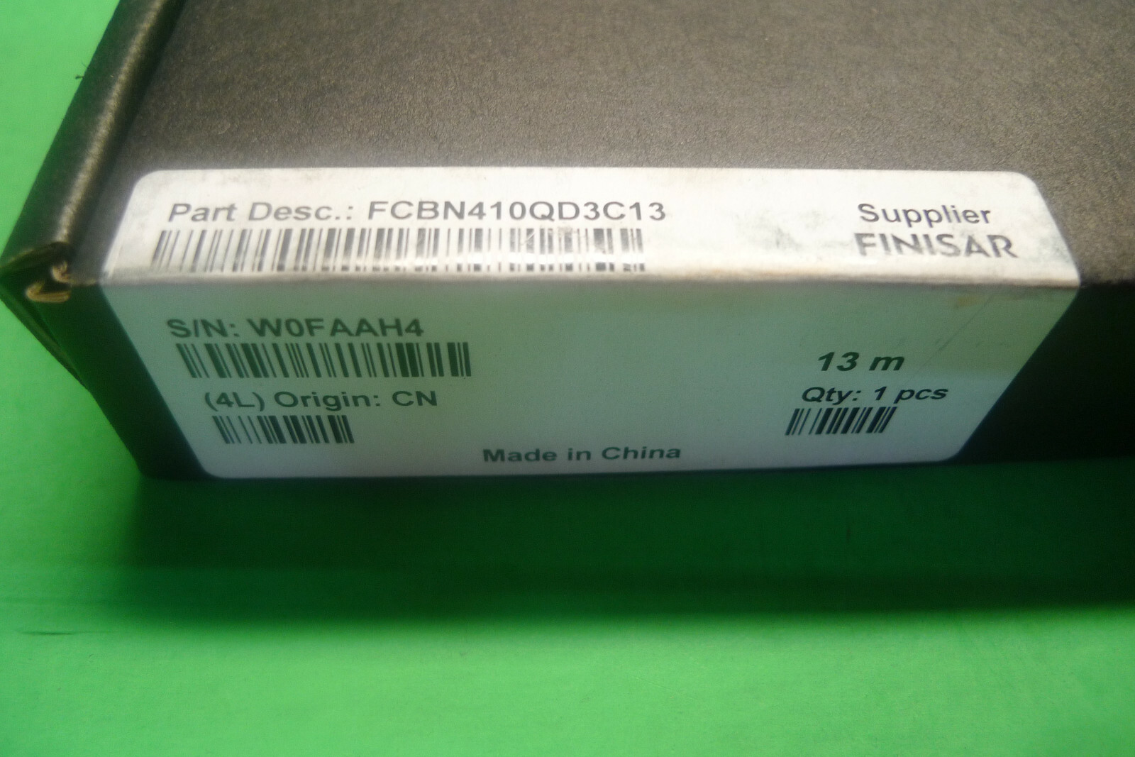 New Genuine Finisar Quadwire Optical Cable 13M FCBN410QD3C13