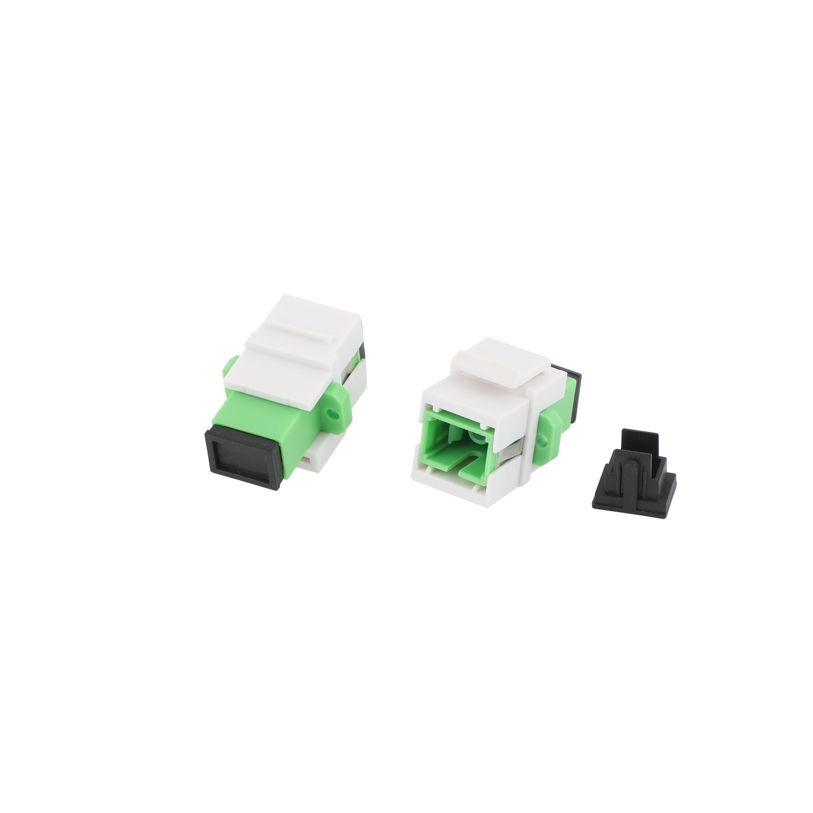 2/5/10Pcs Keystone Jack Fiber Optical Insert Coupler Single-mode/Multimode