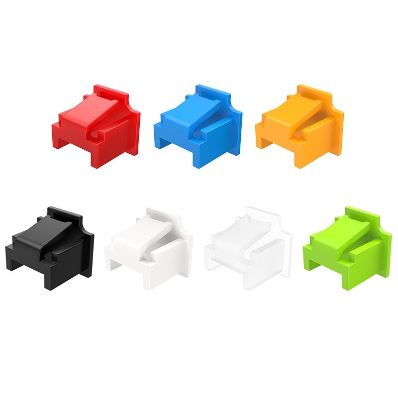 RJ45 port cover for jack, RJ45 dust caps protector, Ethernet Network Port Cover