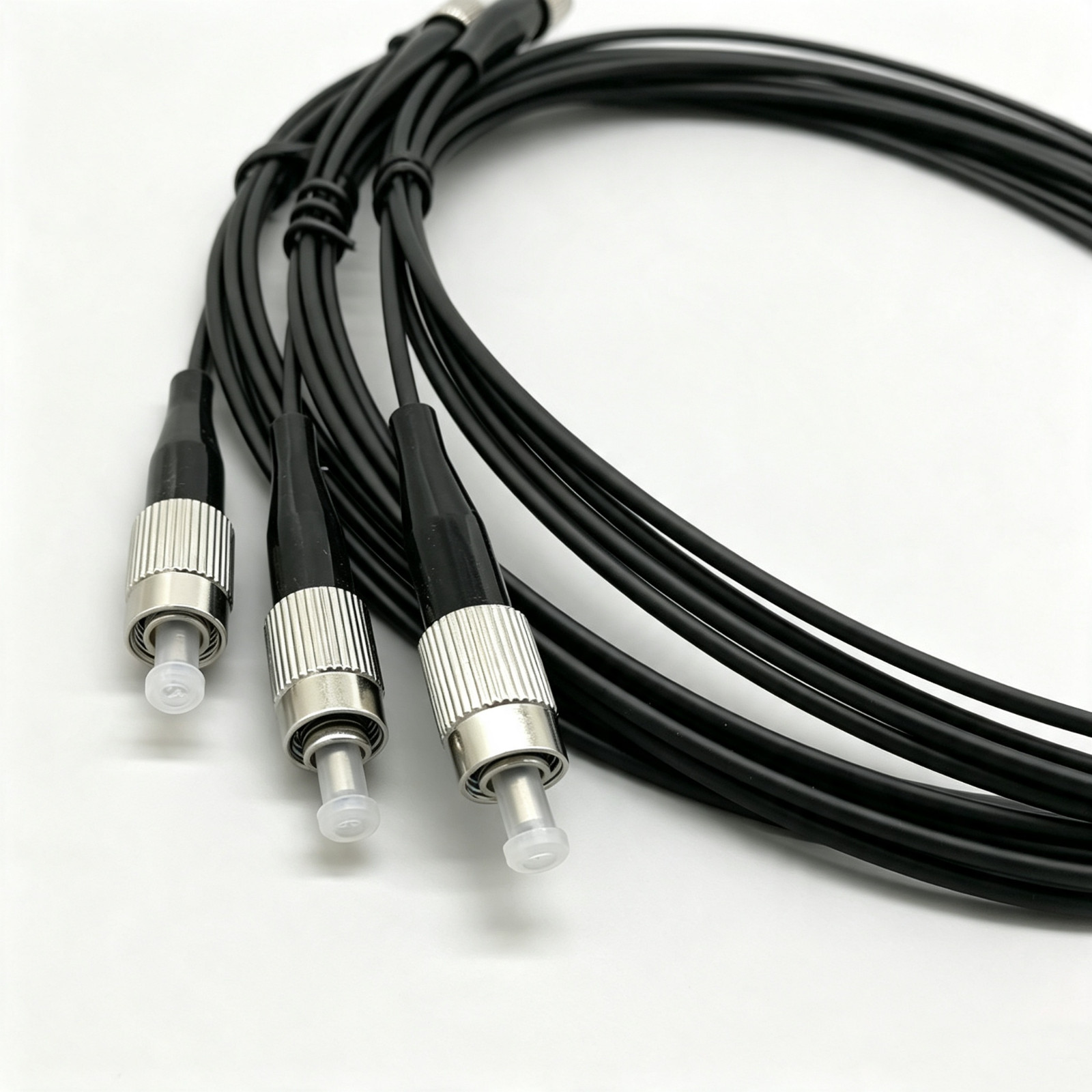 0.5~5M FC-FC fiber optic jumper POF 1.0*2.2mm plastic optical fiber 980/1000μm