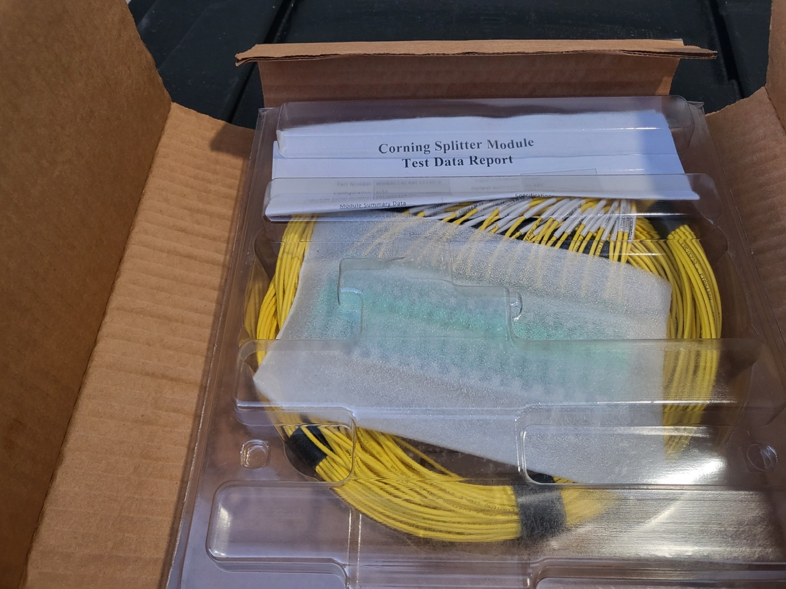 Corning 1×32 Splitter Modular SC/APC Connector (Generation IV)